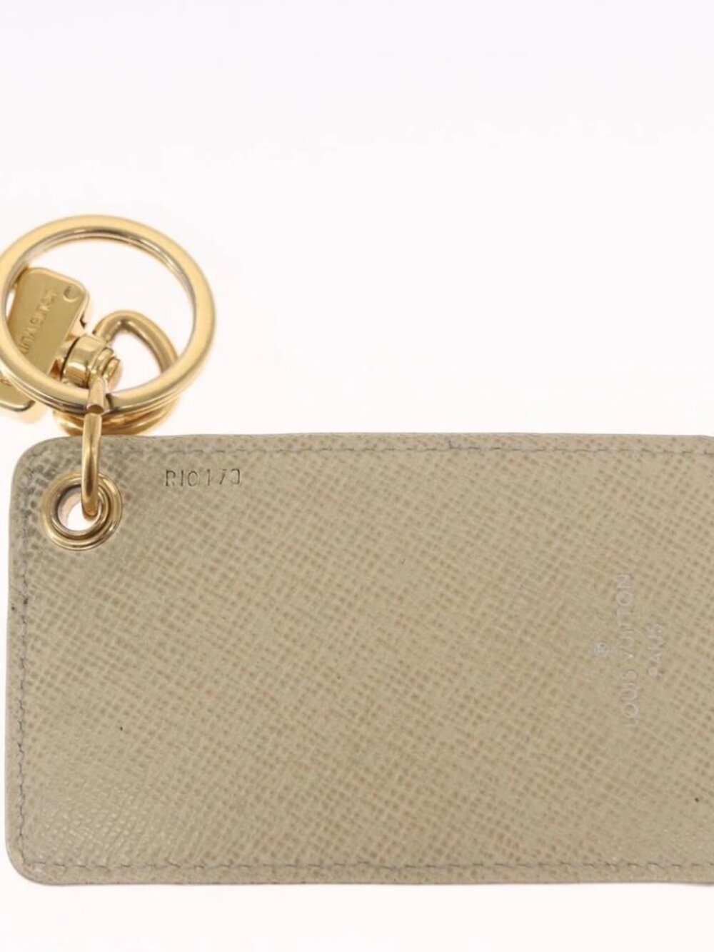 LOUIS VUITTON Damier Azur Porte Cles Afish Key Ring - Picture 5 of 10